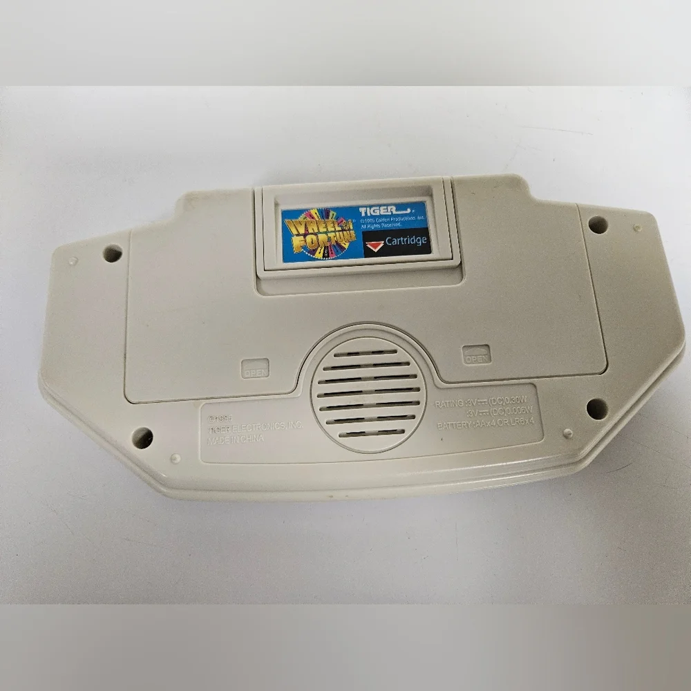 Vintage 1995 Wheel of Fortune Handheld Game - Tiger Electronics